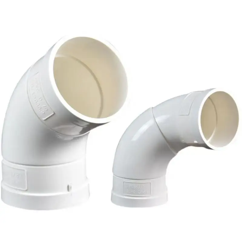 1Pc PVC 360° Rotatable Elbow Fitting 50mm 75mm 110mm 160mm PVC Pipe 360° Free Adjustment Universal Coupling Drainage Joint