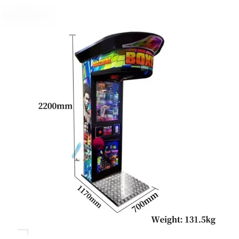 Boxing Arcade Machine Punching Machine Boxing Game Machine Coin Operated LED Display Electronic Score for Mall OME