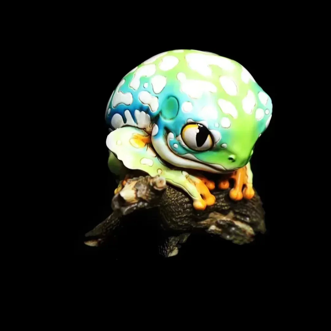 Frog Planet Limited Frog Series Animal Model Blind Box Hemiphractus Paradoxfrog Collection Simulated Ornaments Animal Model Gift