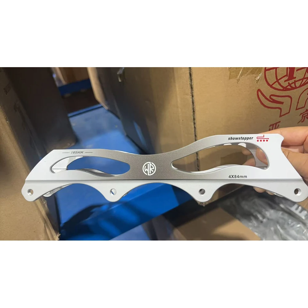 1 Pair Slalom Skate Frame 231mm 243mm Flat Frame Inline Skate Frame 4x76mm 4x80mm Skate Chassis Street Skating Frame Alloy Axles view 4