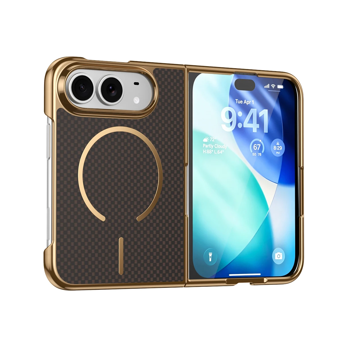 Apple Kevlar Magnetic Phone Case For Apple Iphone 18 Ultra Front Screen Tempered Film Foldable Phone Cover For Magsafe Business Shell - Aliexpress Deal