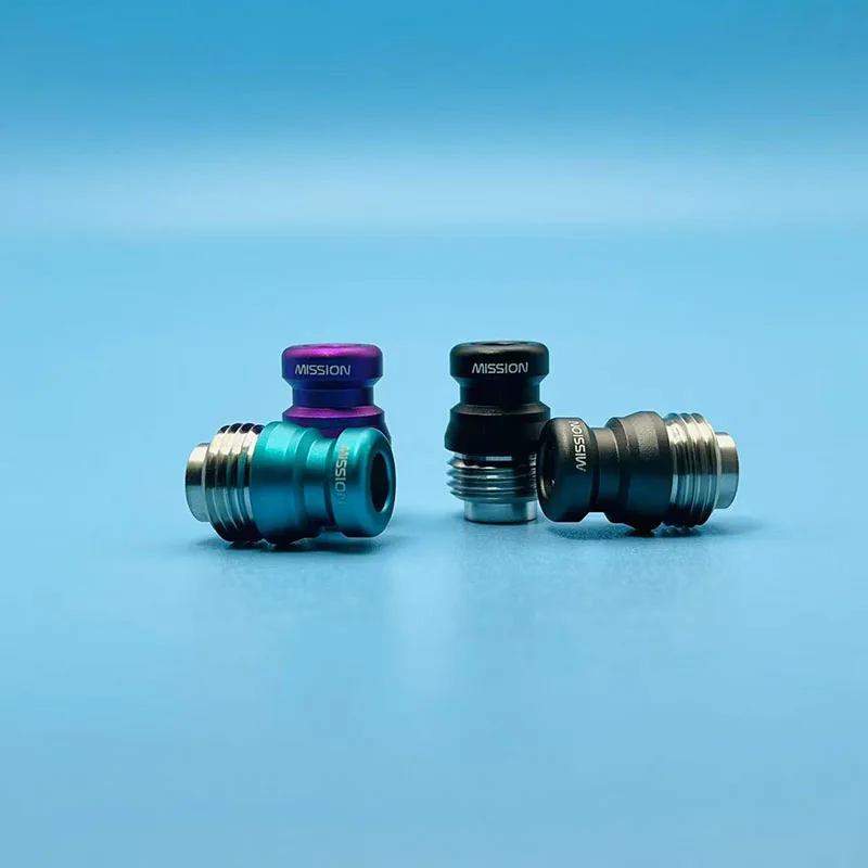 Mission XV Cosmos DripTip 316 SS BB hybrid drip tip fori d'aria diametri 2.0mm 3.0mm 4.5mm per accessorio scatola BB/billet