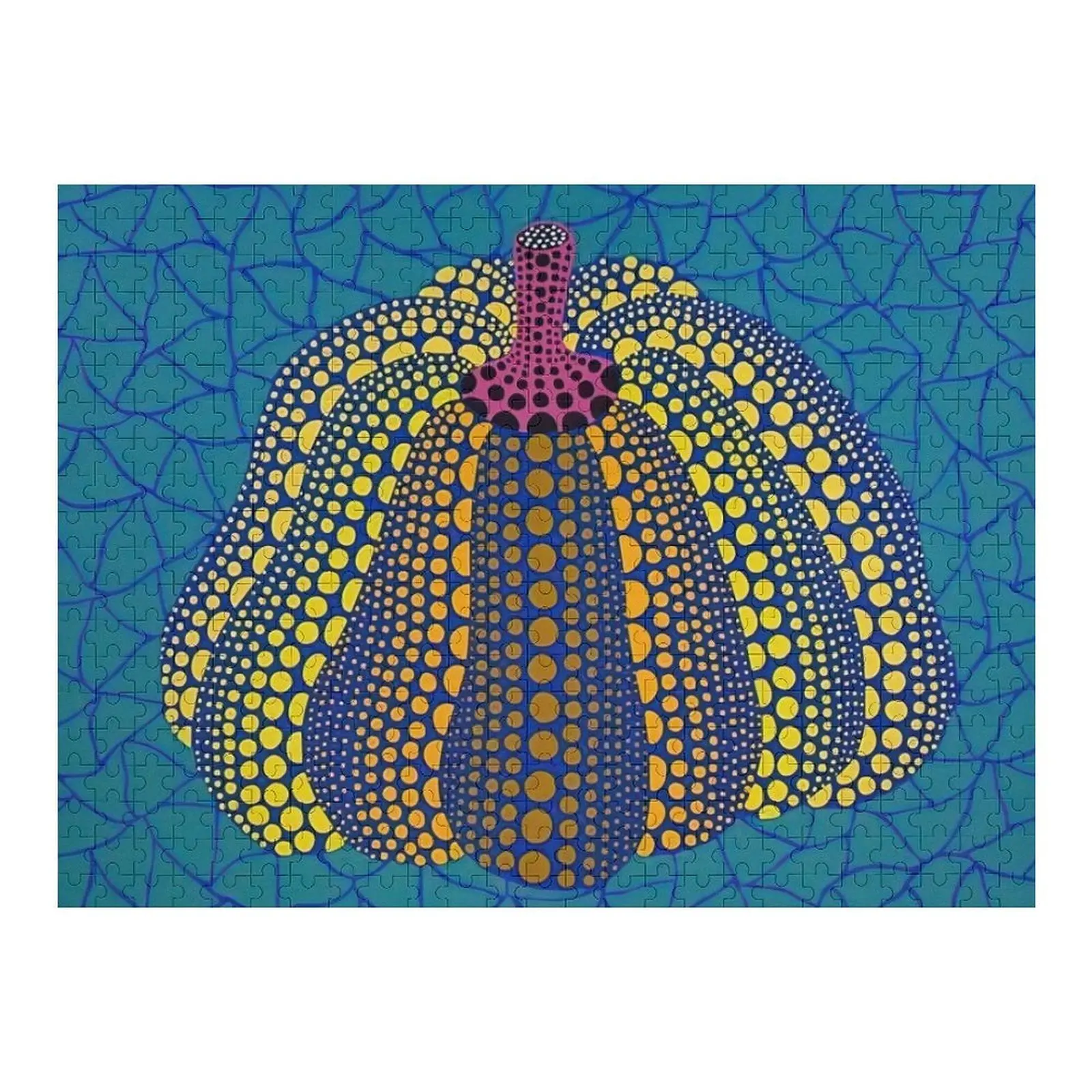 

Yayoi Kusama-культовый пазл с тыквой, аксессуары для диорамы, персонализированное деревянное имя, персонализированные подарки для детей, головоломка