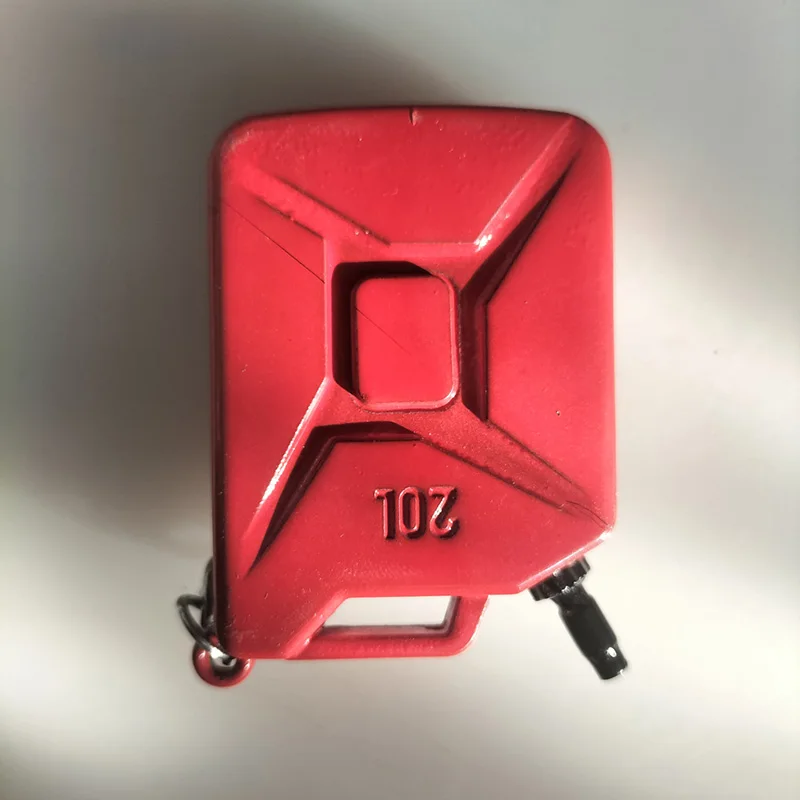 Całkowicie metalowe części symulujące beczkę na olej wspinaczka skałkowa model samochodu dekoracja części emocjonalne 20 litrów 50 g Do samochodu gąsienicowego 1/10 RC