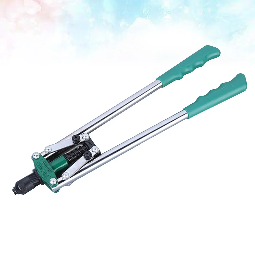 1Pcs Riveter Tool Professional Double Hand Manual Rivet Machine 17 Inch Fast Efficient Quiet Use for 32mm 42mm 48mm Nails Drill