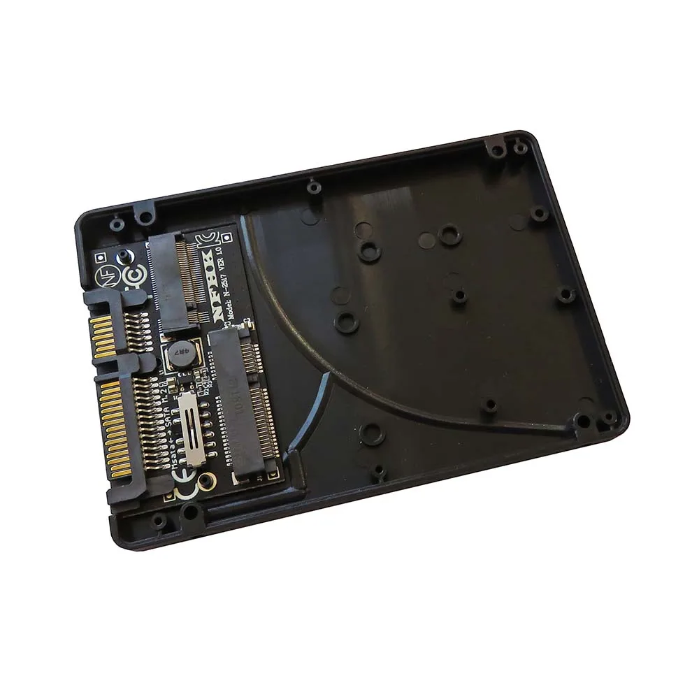 Tarjeta adaptadora M.2 NGFF MSATA SSD a SATA3 a M2 NGFF MSATA SSD de 2,5 pulgadas