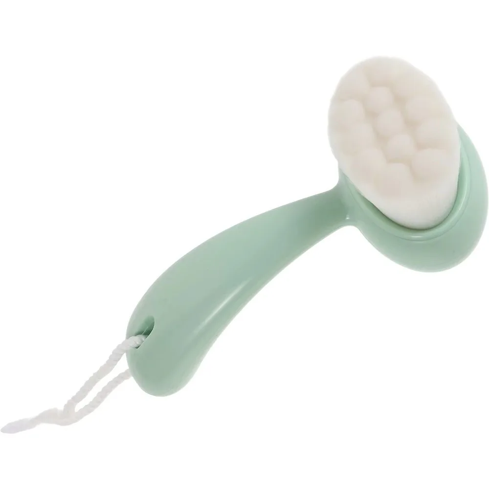 모공 클리너 ​ ​   워시 페이스 브러쉬 페이셜 케어 블랙헤드 ​ ​ 페이셜 클렌징 브러쉬 ​ ​   부드러운 딥 클리닝 롱 핸들 스크러버 ​ ​