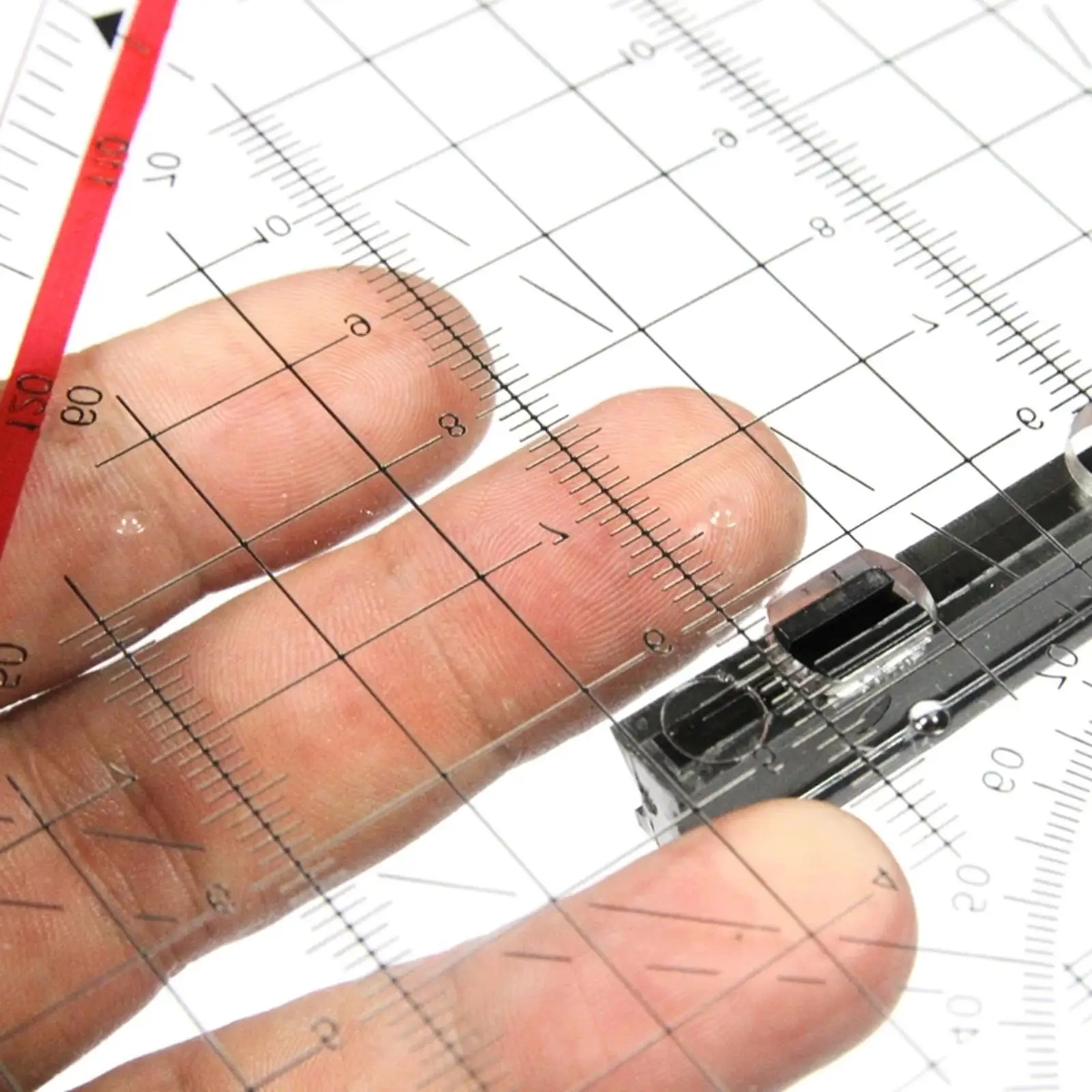 

Acrylic Multi-function Drawing Ruler Clear Markings For Versatile Projects Drawing Triangulum Ruler