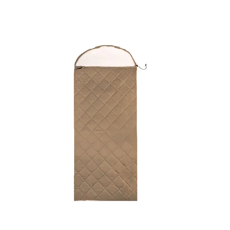 

Outdoor Ultra Light Adult Envelope Hooded Sleeping Bag with Compression Bag Spring and Autumn Camping Sleeping Bag