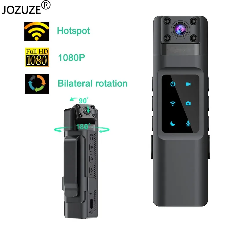 Miniature Camcorder NEW WIth Wifi Hotspot Mini Camera 1080P Portable Digital Video Recorder Body Camera Night Vision DVR image 2