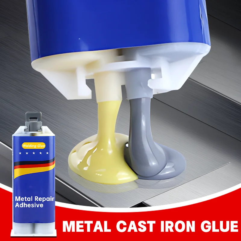 Metal Repair Adhesive for Metal Casting Defect AB Metal Strength Glue Heat Resistance Cold Weld Metal Filler Adhesive Weld Tools