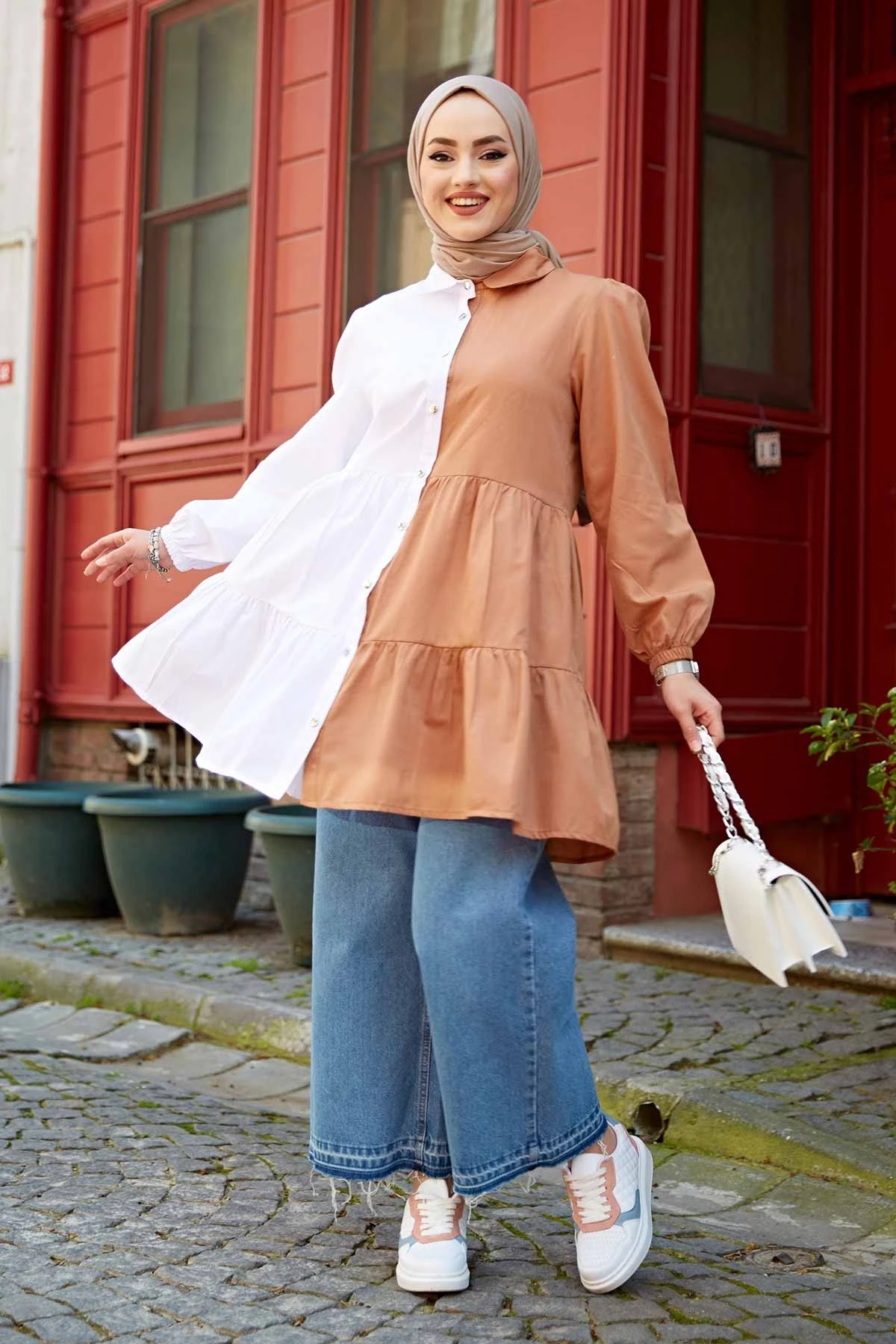 Double Color Tunik MD- Camel