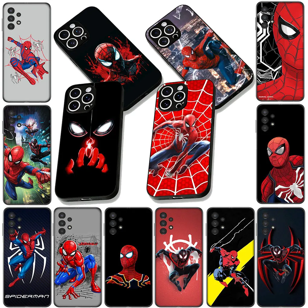Чехол для телефона Hero M-Marvels S-Spiders Man S-Spiderman для Motorola Moto G05 G04 G14 G35 G34 G45 G55 G64 G75 G85 G24 G15 G54 Power