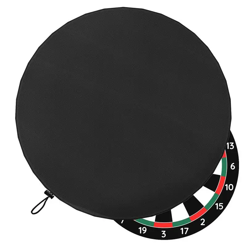 Dartboard Cover Heavy Duty 600D Oxford Waterproof Protective Outdoor Indoor Dartboard Dust Cover for 24Inch Dart Board ﻿