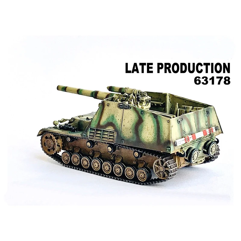 1/72 Scale German Sd.Kfz.165 63178 Simulation Tracked Tank Model Static Display Collectible Ornament Souvenir Decoration