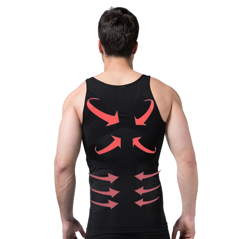 2023 Men Slimming Body Shaper Tummy Shaper Vest Slimming Underwear Corset Waist Waist Cincher Men Bodysuit High Body Shaper