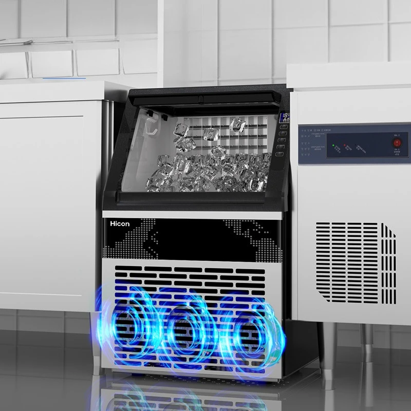 

Desktop-style Ice Maker milk shop small fully automated Ice Maker system Commercial Furniture Macchina del ghiaccio ZYZBJ60