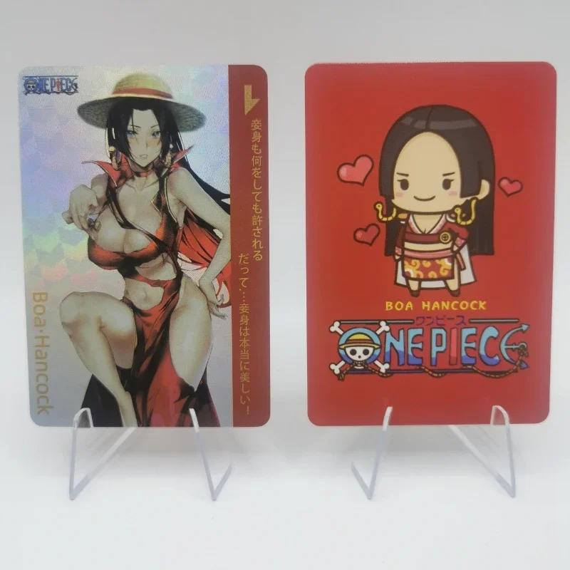 3 шт./компл. сексуальные карты для девочек в стиле аниме ONE PIECE Amazon Lily Kuja Pirates Boa Hancock, коллекционные карты для игр, рождественские подарки, игрушки