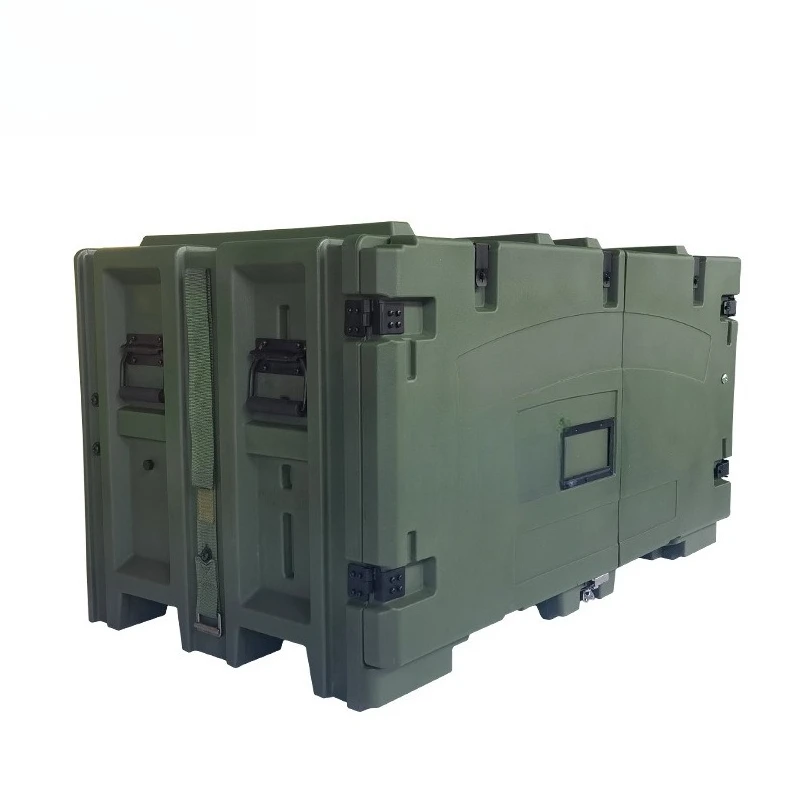 

New type air material storage and transportation material box, portable equipment baffle rotational molding box
