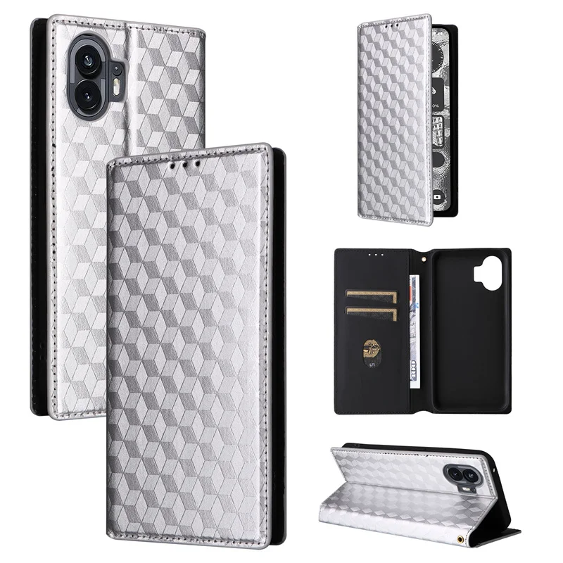 For Nothing Phone 2 Wallet Case Self-adhesive Flip PU Leather Phone Case For Nothing Phone （2）Phone （1） Magnetic Business Case