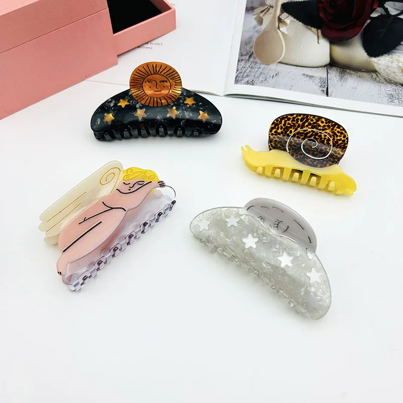 1 Pcs women's Hair claws Flowe - Hair Care Luxury Brands recension och pris