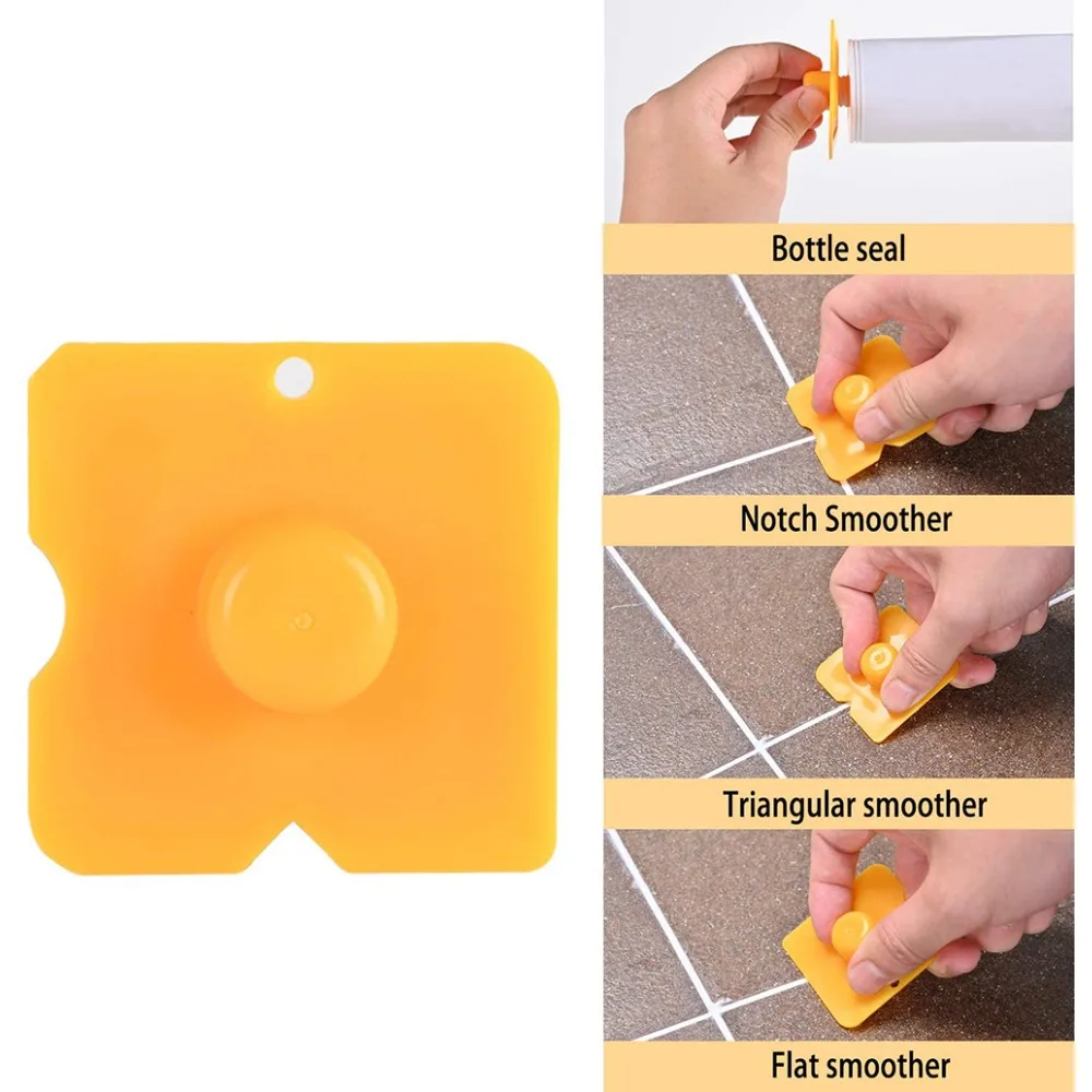 Raschietto applicatore per strumenti per calafataggio in plastica multifunzione 2in1, facile pulizia, strumenti professionali per la costruzione di spalmatura di sigillanti