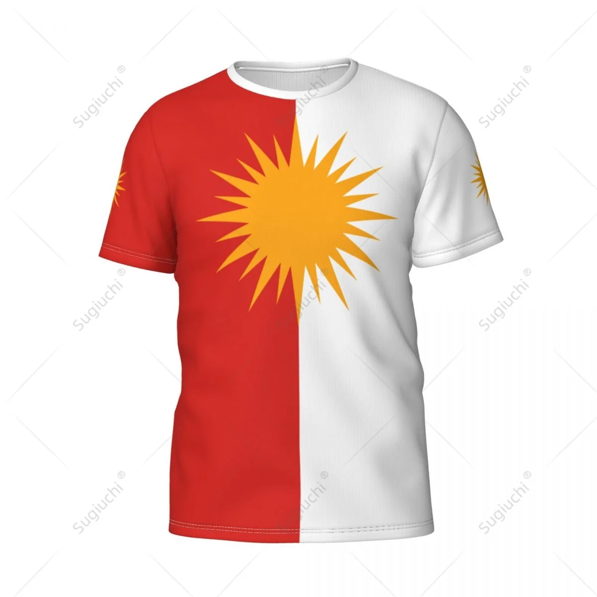 Custom Name Number Yezidi Flag 3D T-shirts For Men Women Tees jersey team Clothes Soccer Football Fans Gift T shirt