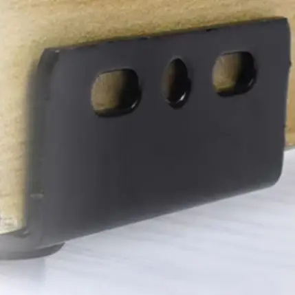 2Pcs Black Heavy Duty Concealed Shaft Door Hinges With Bushing Pivot Hinges For Wood Doors Drawers Furniture Cabinet Wardrobe