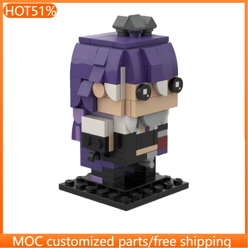 

Набор из 167 деталей Brickheadz Style RiiKami MOC: Модульный конструктор, креативный дизайн, развивающая игрушка для самостоятельной сборки, простой DIY-набор, подарок на день рождения