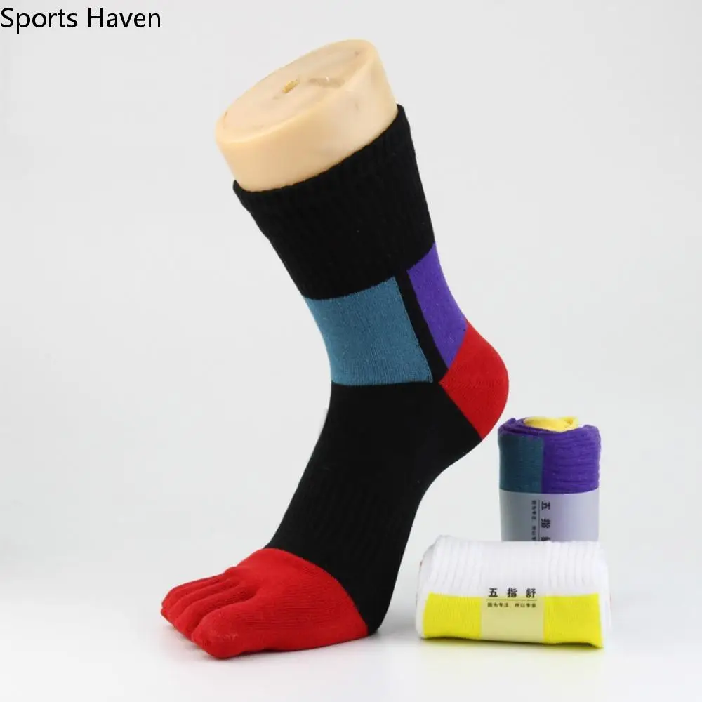 

Toes Anti-Sweat Organic Cotton Anti-Bacterial Breathable Sport Five Finger Socks Dress Socks With Toes Toe Socks Sweat Socks