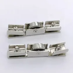10pcs Glass Sliding Door Roller H Shape Wheel Diameter 10mm Caster For Furniture Hardware