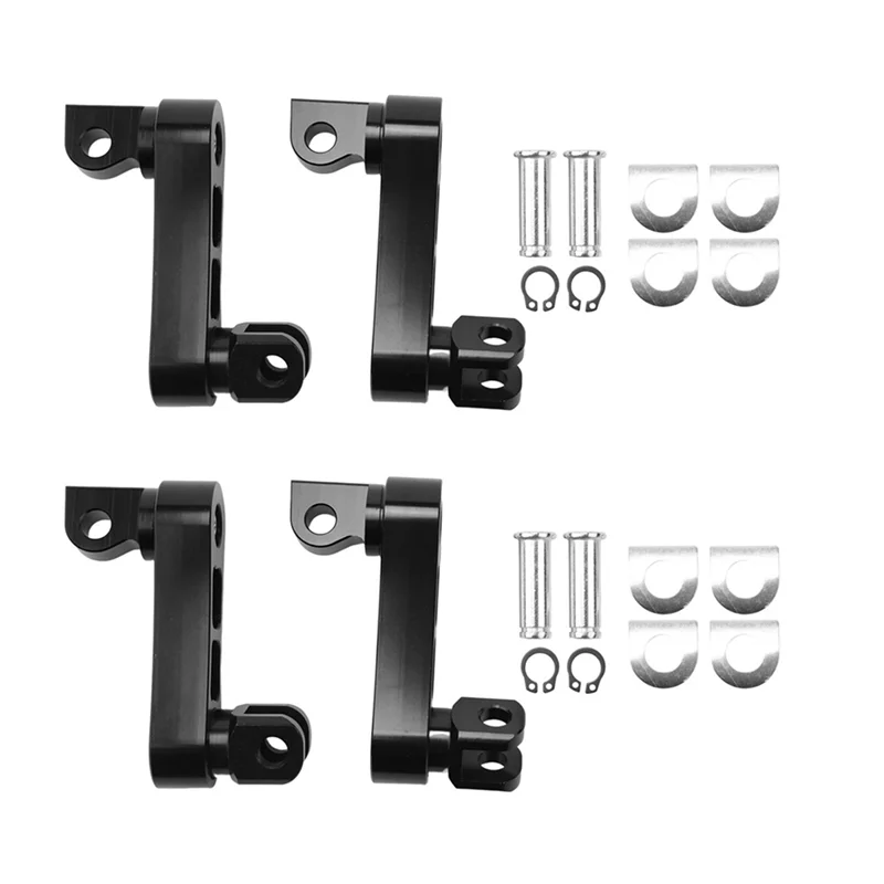 

A48P-2X Adjustable Passenger Footpegs Highway Pegs Male Mount Foot Peg Clamp Support Extensions Bracket For B