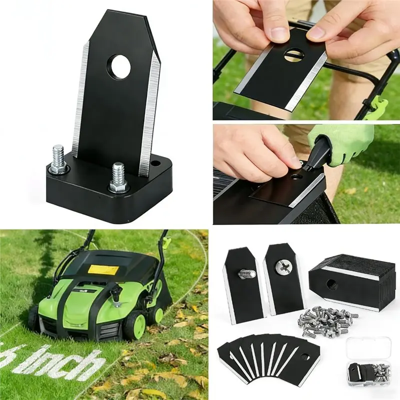 [NEWA76K!】 Universal Replacement Robotic Lawn Mower Blades-30Pcs Carbon Steel With Screws For Auto Mower