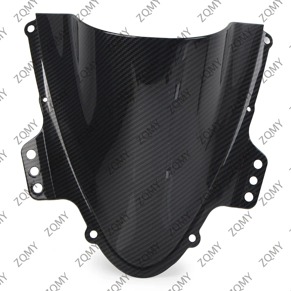 Carbon Fiber ABS Motorcycle Windscreen Double Bubble Windshield Shield For Suzuki GSXR 1000R K5 2005-2006