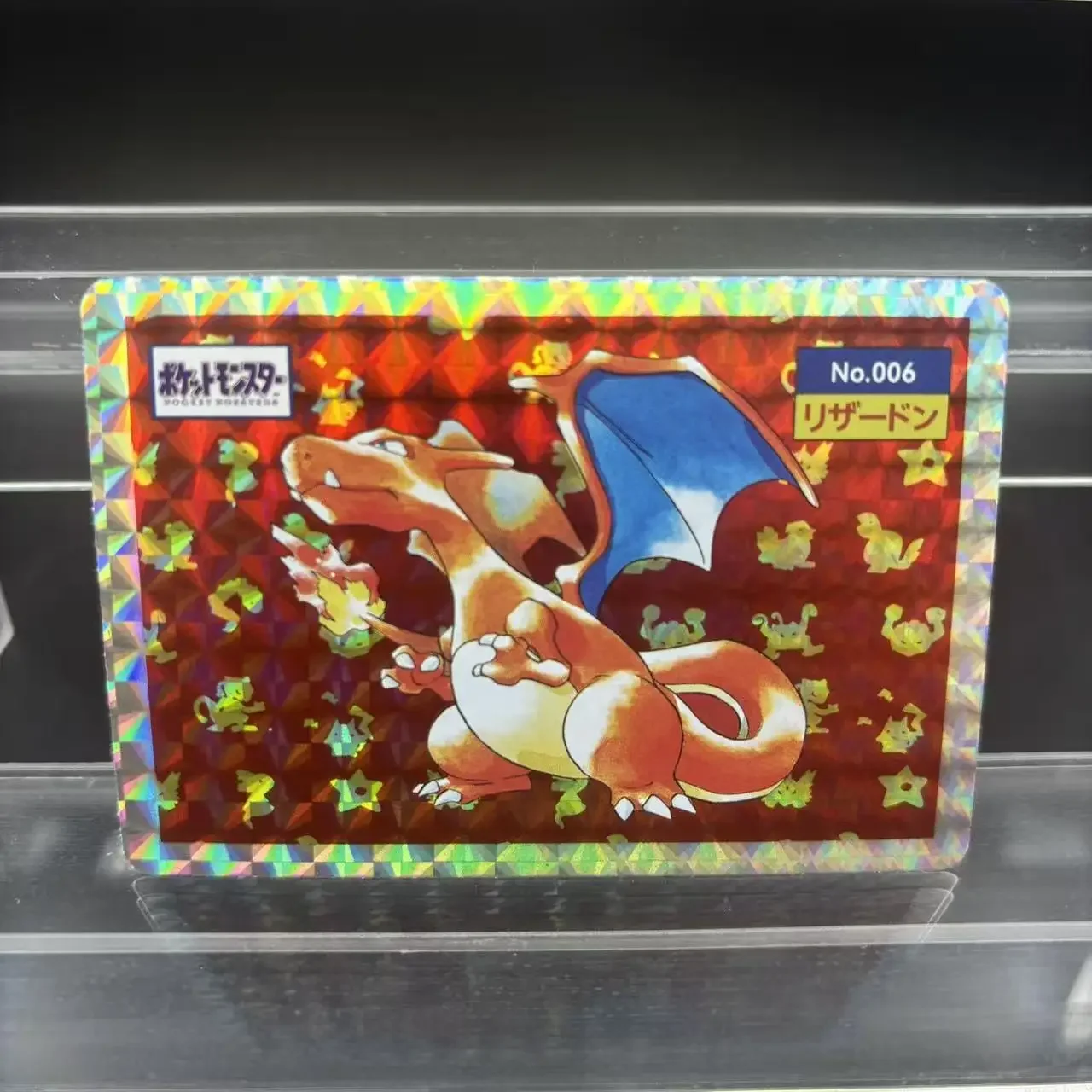 6 قطعة لتقوم بها بنفسك PTCG جمع بطاقات 1995 Topsun Charizard Venusaur Blastoise ذاتية الصنع بطاقة واحدة لعبة كلاسيكية أنيمي بطاقة هدية لعبة