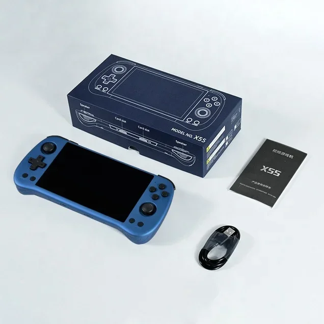 

X55 Handle Gaming Player RK3566 Classic Support Wireless Controllers Consola 4K TV Output 64GB Pre-install 15000+ Games Consoles