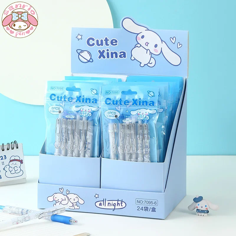 

Sanrio 12pcs Gel Pen Kawaii Cinnamoroll Student Stationery Writing Pen 0.5 Black Primary School Examination Tool Graduation Gift