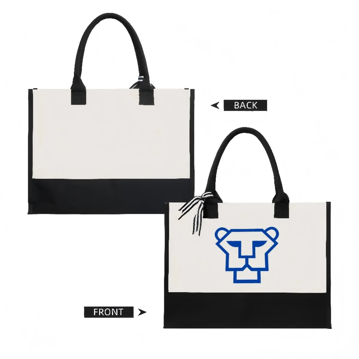 كوغار نادي 2026 وصول جديد موضة ممارسة واسعة حقيبة حمل قابلة لإعادة الاستخدام نمط طباعة 2 لهجة الثقيلة حقيبة كتف كبيرة ل #2