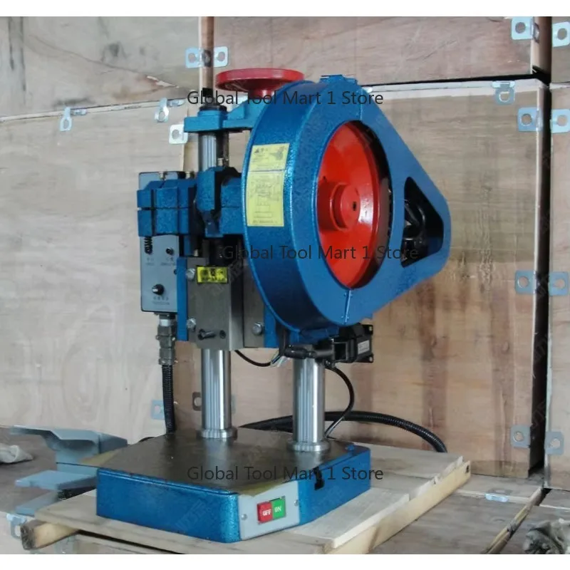 

1Ton Po-rtable High-Accuracy Mechanical Punching Machine with Motor & Bearing for Metal Sheet Stamping and Custom Molds