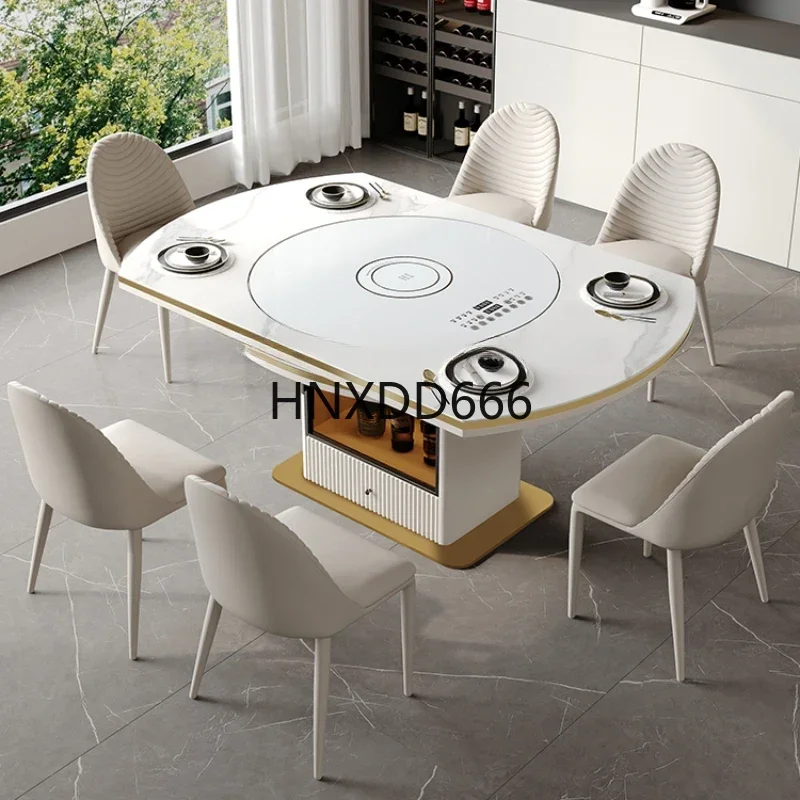 

Стол для кафе, мини-стулья для гостиной, выдвижной обеденный стол, прозрачный деревянный многофункциональный Mesa De Jantar, мраморный высокий