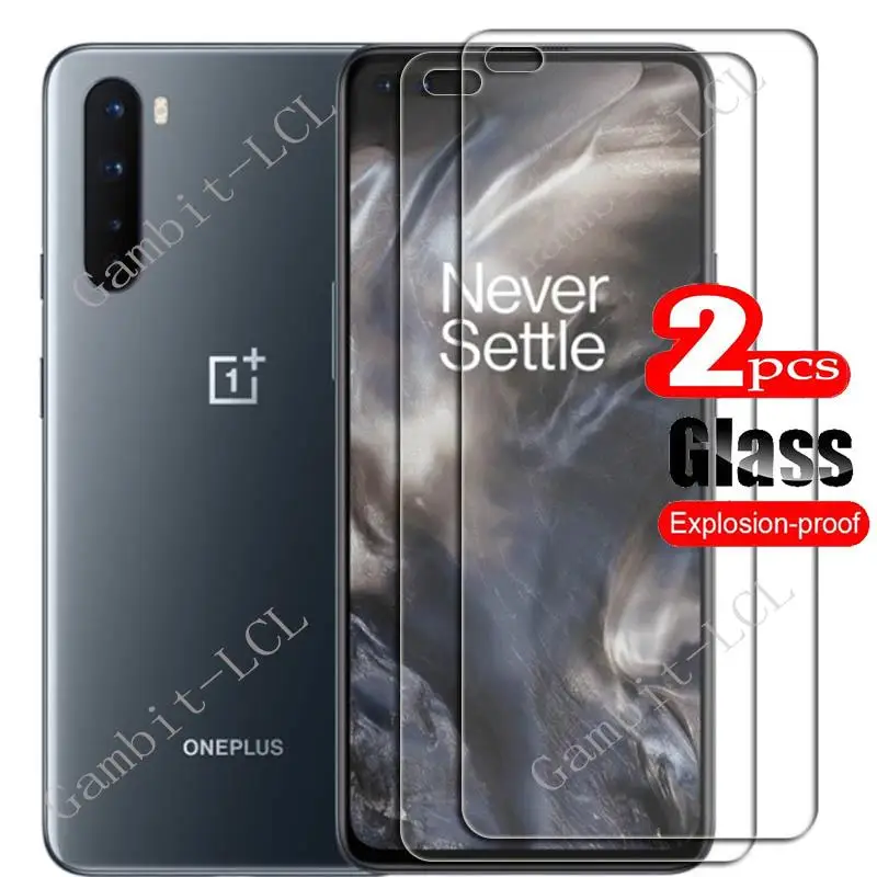 2 Stück für oneplus nord 6.44 "hd gehärtetes Glas Schutz oneplusnord one plus 1 nord ac2001, ac2003 Displays chutz folie