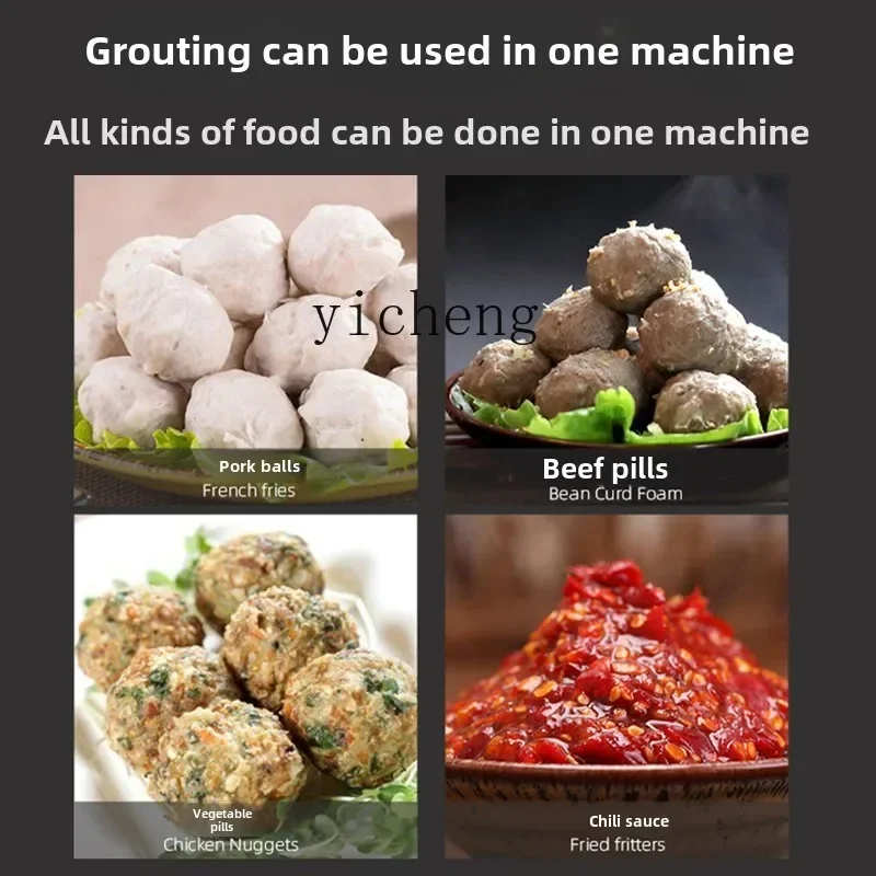 Meatball Beater Mixing Commercial, Multifunctional Minced Meat Grinder, Fish Ball Beef Ball Machinec28