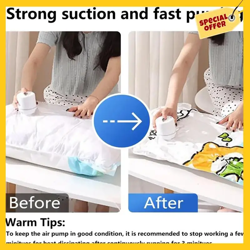 

Electric Air Pump For Vacuum Bags Special Electric Pump For Vacuumizing Vacuum Compression Bag US Plug