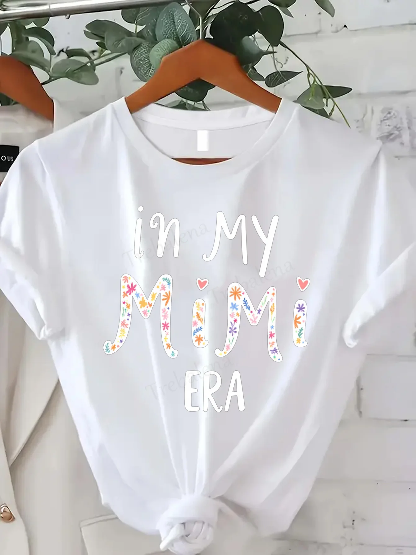 

Women T-shirt Floral "In My Mimi Era" Women's Casual T-Shirt