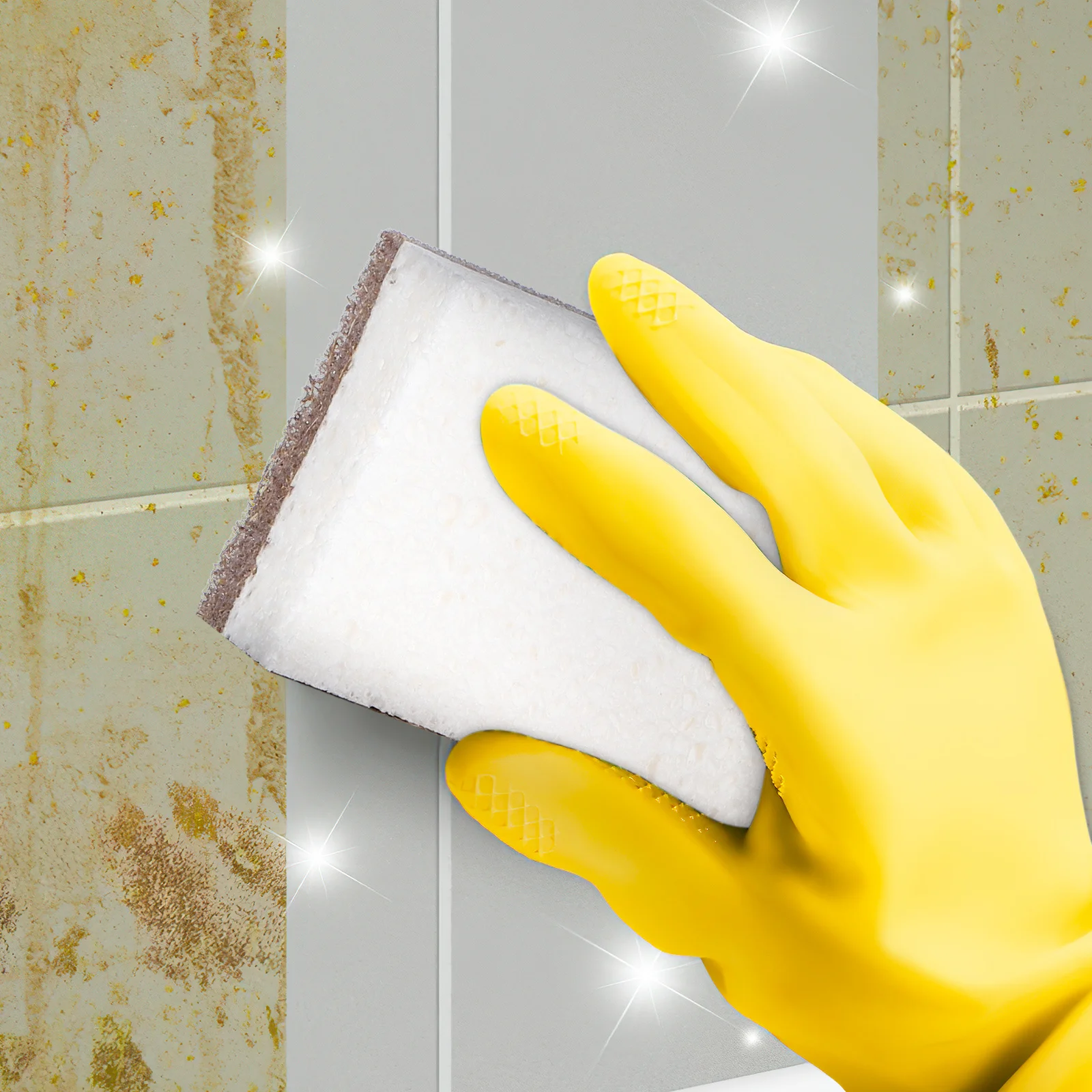 

12Pcs Cleaning Sponges Kitchen Sponge Scrubbers Natural Coconut Fiber Non Scratch Household Cleaning Tools Highly Absorbent