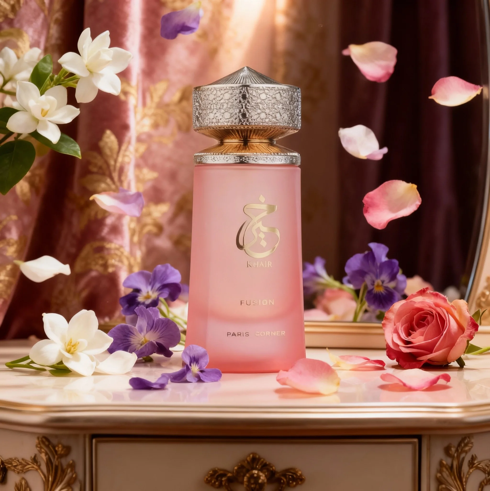 باريس كورنر كير فيوجن ليتشي 3.4 أونصة سائلة، عطر زهور فاكهي للجنسين، ليتشي بلاك كشمش تفاح أحمر ساحر #2