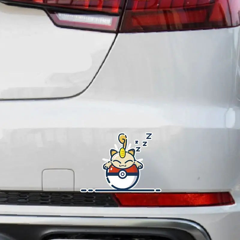 Pokemon Pikachu Charmander Baby on Board Car Sticker Decals for Car Truck Window Funny JDM Waterproof Sunscreen Decals