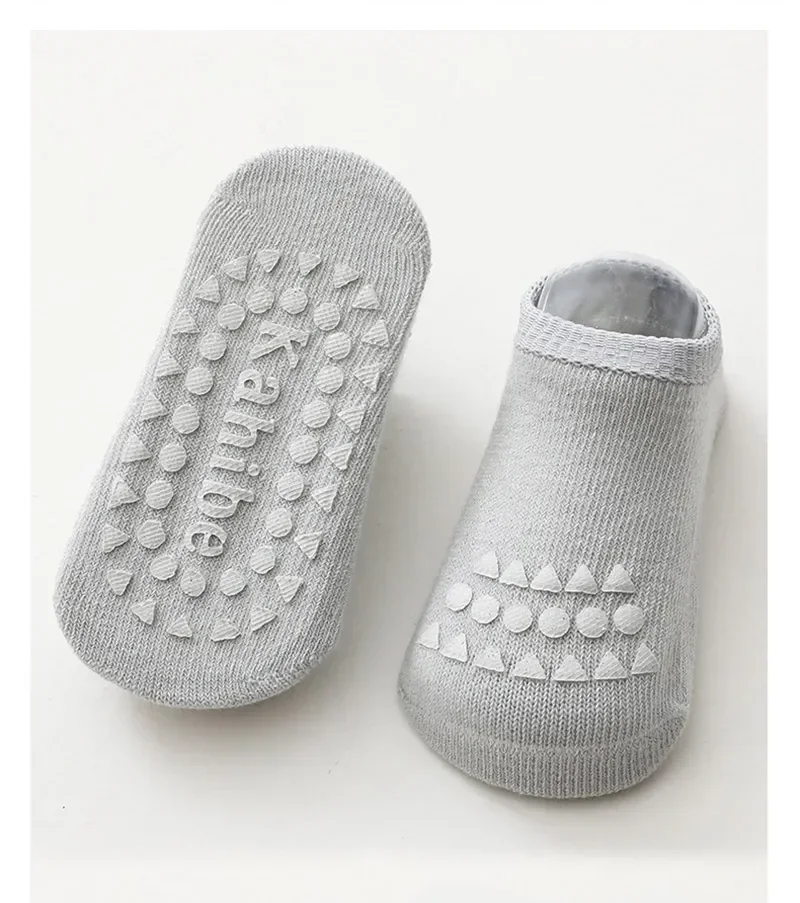Baby Knee Pads Socks Set Solid Color Anti Slip Kneecap Kid Crawling Safety Floor Socks Protector for Girls Boys