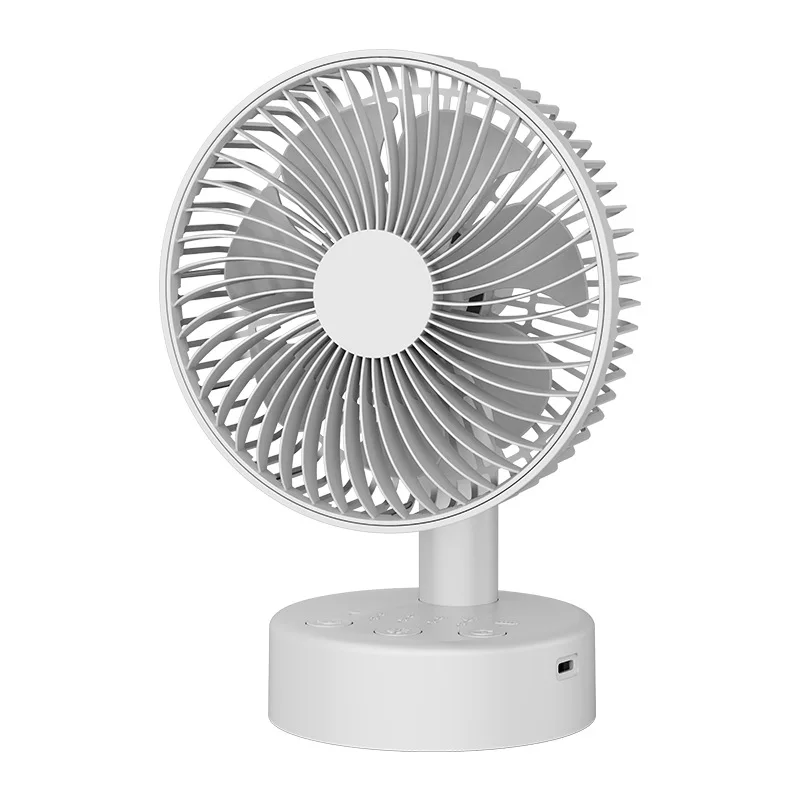 New desktop small fan 6 inch shaking head desktop USB charging fan mini home office student