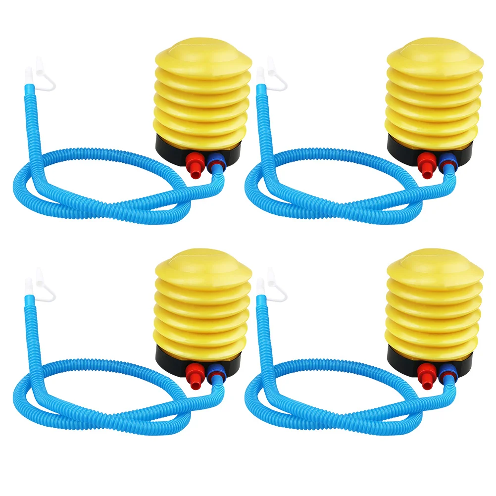 

4 Pcs Inflatable Foot Pump Kids Sports Toys Inflator Yoga Plastic for Air